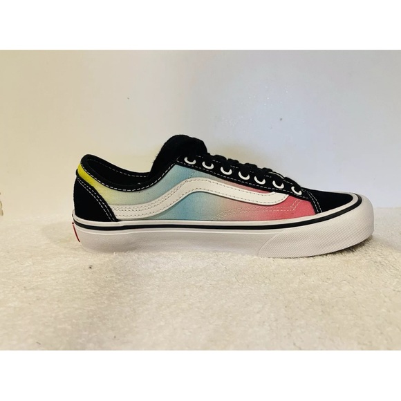 Size 8.5 Women-7 Men Vans Ultra Cush Multi Color ￼ Old-School Skate Shoe. - Picture 13 of 16